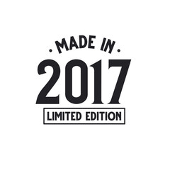 Made in 2017 Limited Edition