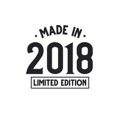 Made in 2018 Limited Edition