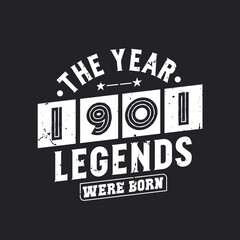 The year 1901 Legends were Born