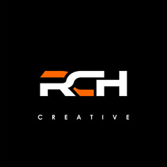 RCH Letter Initial Logo Design Template Vector Illustration