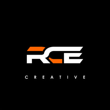 RCE Letter Initial Logo Design Template Vector Illustration