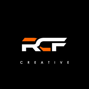 RCF Letter Initial Logo Design Template Vector Illustration