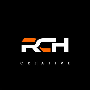 RCH Letter Initial Logo Design Template Vector Illustration