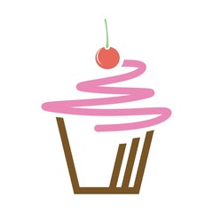 Cake vector logo