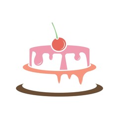 Cake vector logo