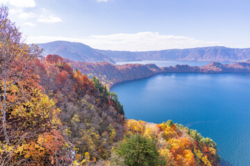 lake and mountains