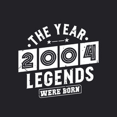 The year 2004 Legends were Born
