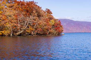 lake and mountains