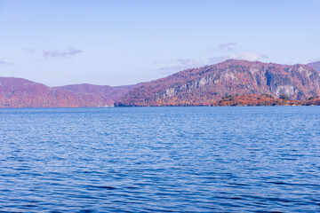 lake and mountains