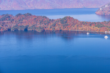 lake and mountains