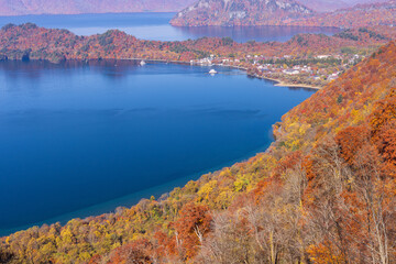 lake and mountains