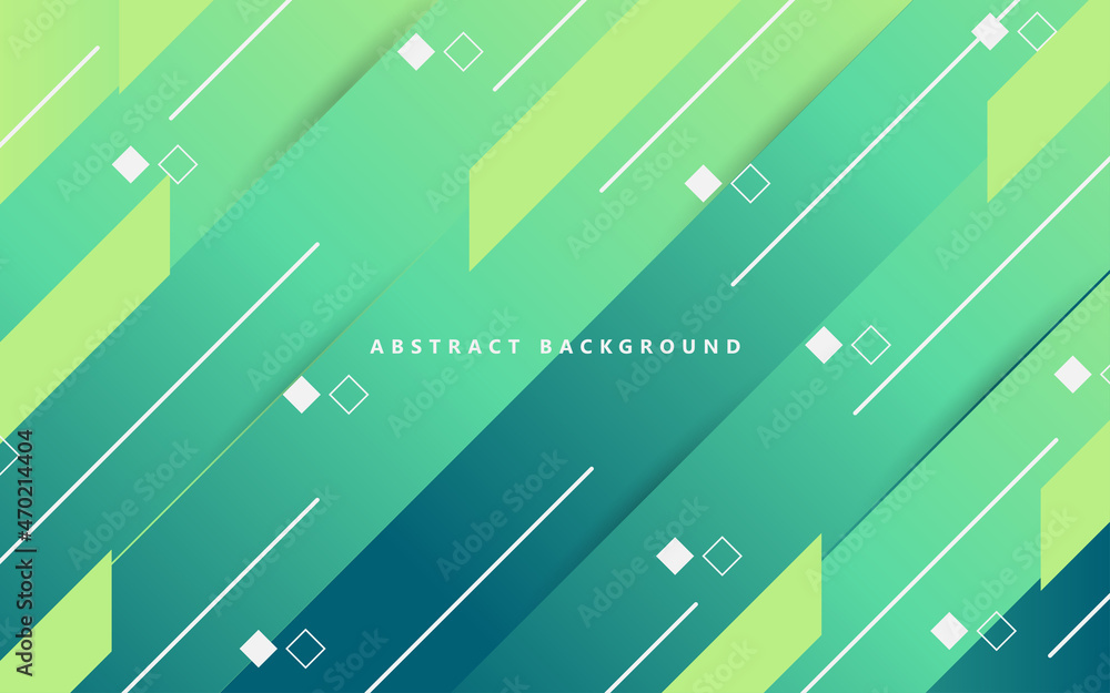 Poster abstract green and yellow color gradient texture background. multi color composition with paper shap