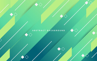 Abstract green and yellow color gradient texture background. Multi color composition with paper shapes vector graphic element design can use for banner promotion, wallpaper.