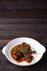 Deep Fried Mackerel with Fish Sauce