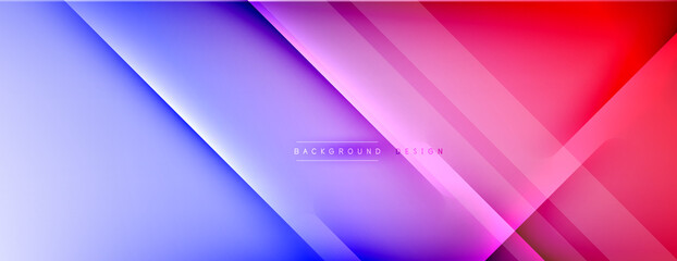 Abstract background. Shadow lines on bright shiny gradient background.