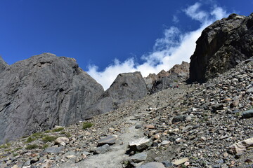 mountain peak in the dolomites