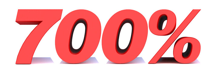 700 Percent off 3d Sign on White Background, Special Offer 700% Discount Tag, Sale Up to 700 Percent Off,big offer, Sale, Special Offer Label, Sticker, Tag, Banner, Advertising, offer Icon