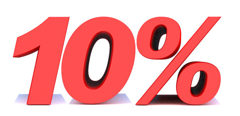 10 Percent off 3d Sign on White Background, Special Offer 10% Discount Tag, Sale Up to 10 Percent Off,big offer, Sale, Special Offer Label, Sticker, Tag, Banner, Advertising, offer Icon