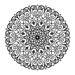 mandala ornament or flower