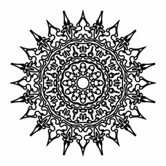 mandala ornament or flower