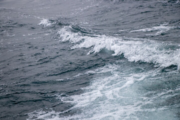 waves on the water background