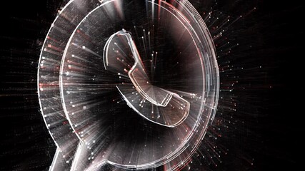 4k Whatsapp word animated messaging calling company brand logo tag cloud;binary computer code.The Matrix binary text design animation;changing from zero to one digits;abstract tech background.