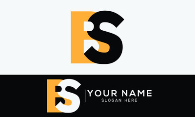 SB, BS, S, B abstract letters logo monogram 