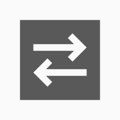 arrow transfer icon, arrow vector