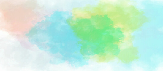 Soft Cloud sky subtle background pastel gradient color for sky, softgreen ,yellow,  cloud nature . abstract sky background in sweet color.