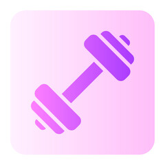 barbell gradient icon