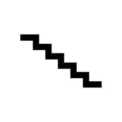 staircase icon, stairway vector, success illustration