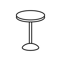 table icon, home vector, manager illustration