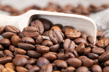 roasted coffee for making drinks