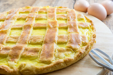 Tasty and beautiful Homemade cream tart