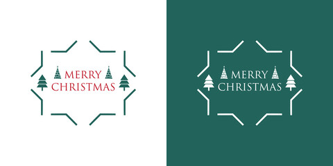 Merry christmas logo