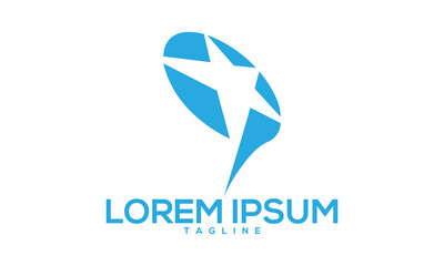 Unique star logo Modern and minimalist vector and abstract logo