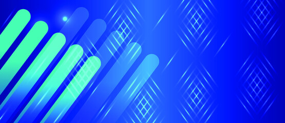 Abstract blue background. Blue banner 