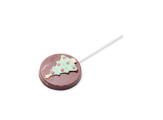 chocolate christmas lollipop tree