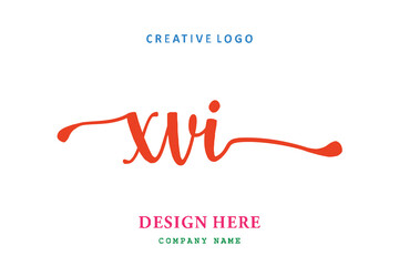 XVI lettering logo is simple, easy to understand and authoritative