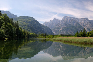 der Almsee in Oberösterreich 