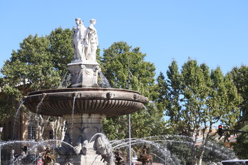 Fountaine de la Rotonde in Aix-en-Provence