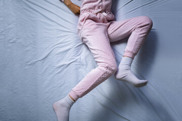 African American Woman With RLS - Restless Legs Syndrome