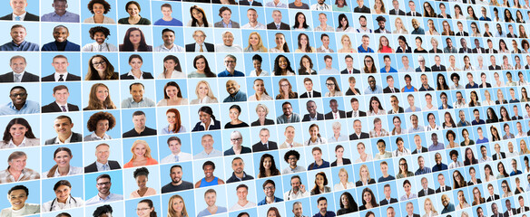 Multicultural Business People Collage