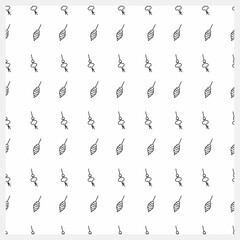 Hand drawn ornaments seamless pattern for print, greeting card, background.