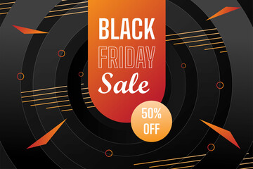 Black friday sale modern background, poster, flyer, promotion banner