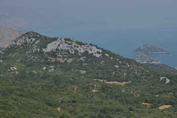 Skadar Lake in Montenegro. The open surface of the lake with the richness of nature and mountains....