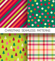 Set of colorful geometric elements pattern for christmas and new year holidays.