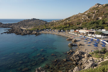 Ladiko beach Rhodes Island, Greece