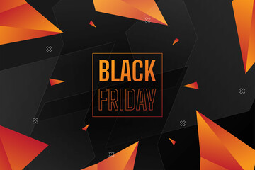 Black friday sale modern background, poster, flyer, promotion banner