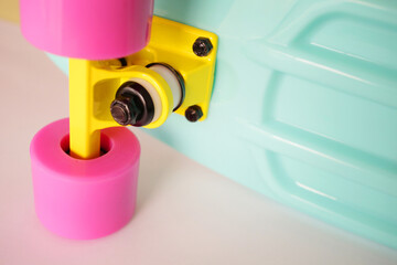 Skateboard penny board cute pastel tones 